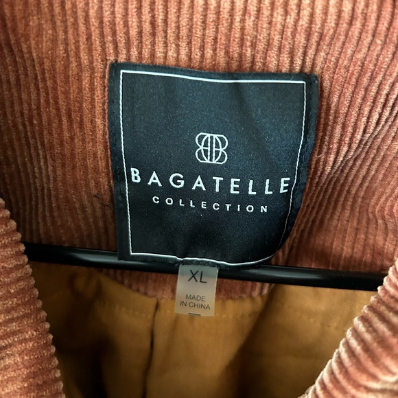 Light Puff Corduroy Jacket in Rust - Bagatelle - Picture 2 of 3